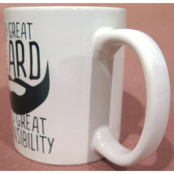 WITH GREAT BEARD COMES GREAT RESPONSIBILITY Coffee Cup Mug by Inkjet - Picture 6 of 8